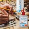 ADHESIVE GURU AG220 CA Glue (2x1.7 oz) & Activator Spray Set (2x6.76 fl oz) with Microtips, Clear Super Glue and Accelerator Kit